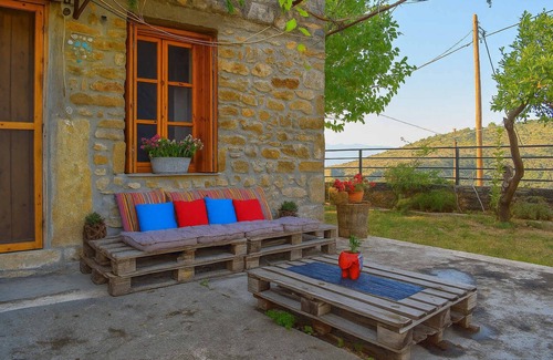 West Mani House | Coastal Stone Residence with Spectacular Scenery