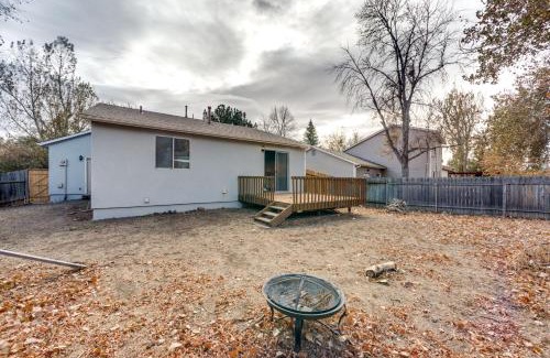 Northwest Colorado Springs House | Colorado Springs Home Large Backyard with Fire Pit!