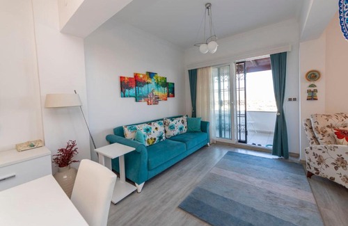 Bodrum City Center Villa | Colorful House with Magnificent Sea View near Beach in Bodrum