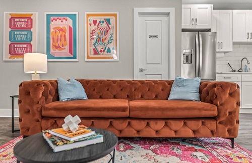 West Conshohocken Apartment | Colorful King Bed Apt w/Large Kitchen and Game Room