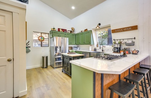 Running Springs Cabin | Colorful Running Springs Cabin w/Incredible Views