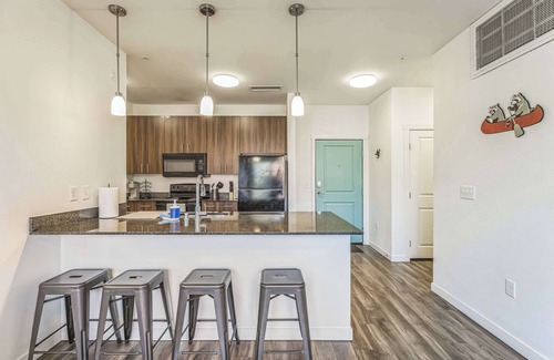 Heart of Missoula Apartment | Comfort + Style with Work Desk