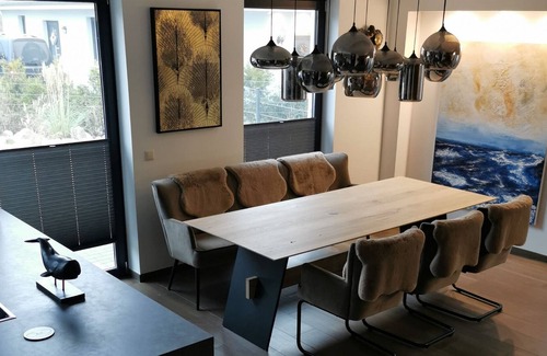 Bodstedt House | Comfortable and stylishly furnished holiday home with sauna on the Baltic Sea.
