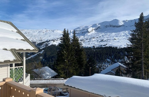 Flaine Ski Chalet | Comfortable chalet with stove and terrace, 3 bedrooms, garage, pets allowed