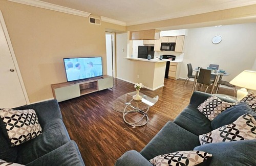 Astrodome Apartment | Comfy 2Bed/2Bath by Medical Center & NRG Stadium