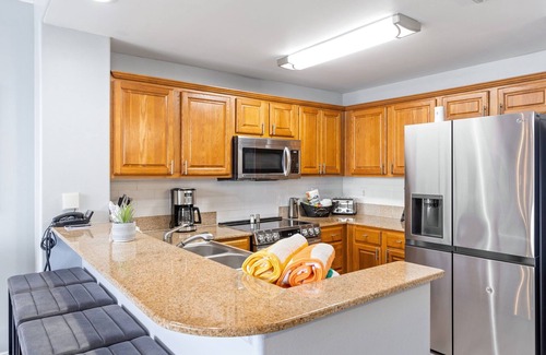Florida Central Atlantic Coast Condo | Condo is just 2 miles away from Disney, wonderful Lake view family-sized