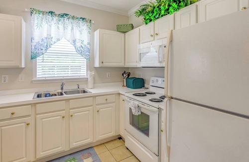 North Myrtle Beach Condo | Condo w/Golf Course View in Barefoot Resort!
