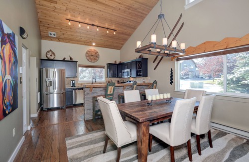 Big Sky House | Condo w/private hot tub close to Town Center & Big Sky Resort - The Hallmark Chalet