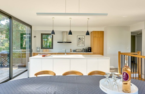 Cap-Ferret Villa | Contemporary villa Cap Ferret 5 mns from the beach of the Americans - Bassin view