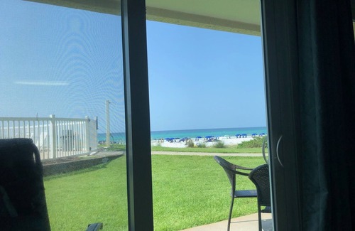 Miramar Beach Condo | Convenient-Gulf Front #105-1st floor with a view!