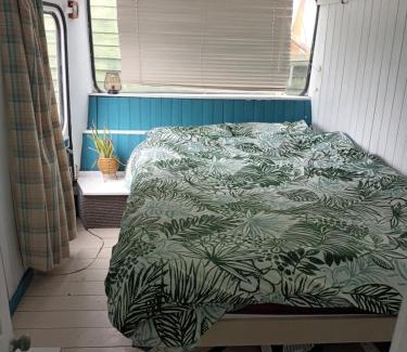 Black Torrington Apartment | Converted French bus with stunning views