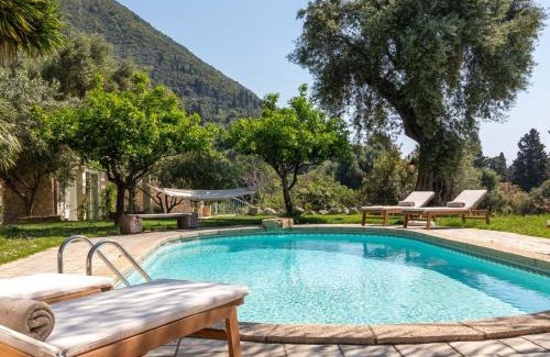 Agios Markos Apartment | Corfu OliveStone Village with Swimming pool
