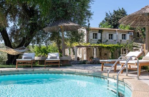 Agios Markos Apartment | Corfu OliveStone Village with Swimming pool