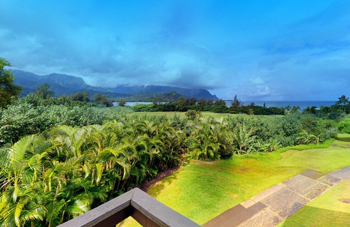 Princeville Condo | Corner condo with lanai, views of Bali Hai & ocean, AC, 2 pools & tennis courts