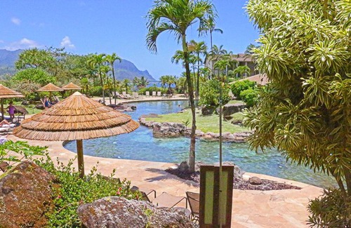 Princeville Condo | Corner condo with lanai, views of Bali Hai & ocean, AC, 2 pools & tennis courts