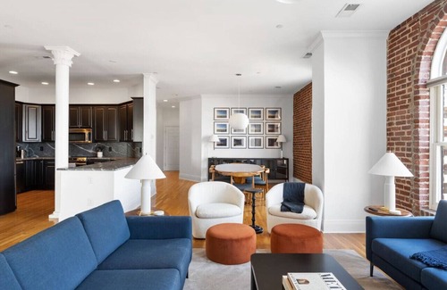 Downtown Louisville Condo | Corner Penthouse at the Historic Levy Building