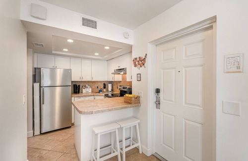 Port Canaveral Condo | Corner unit private balcony ocean view, pool & spa, beachfront access in Florida