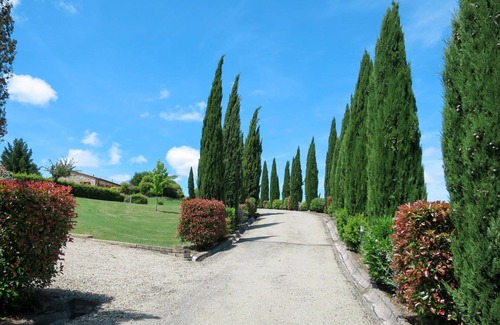 Montecatini Val di Cecina House | Cosy apartment in villa with A/C, pool, WIFI, TV, terrace, pets allowed, panoramic view, parking