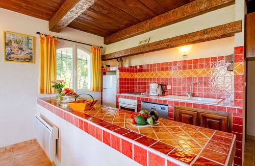 Bauduen Villa | Cosy apartment in villa for 6 people with WIFI, TV, terrace, pets allowed and panoramic view