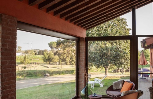 Larciano House | Cosy apartment in villa for 5 guests with WIFI, pool, A/C, TV, patio and parking