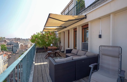Belsunce Apartment | Cosy studio with terrace overlooking Marseille
