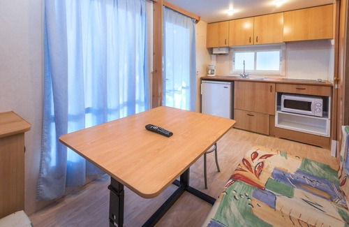 Blanes Ski Chalet | Cottage in Camping Solmar with Terrace