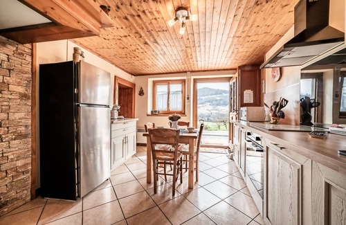 Taninges Cottage | Cottage 'La Ferme De La Plaigne' with Mountain View, Private Terrace and Wi-Fi