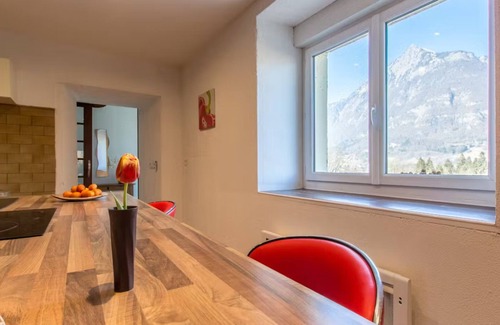 Chatillon-sur-Cluses Cottage | Cottage 'Leyetaz' with Lake View, Private Terrace and Wi-Fi