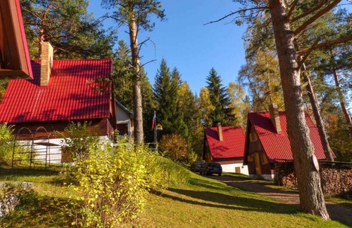 Karlovy Dvory Cottage | Cottage with a view of Lipno lake