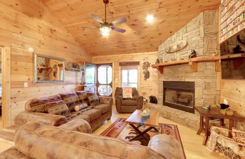 Blue Ridge House | Cottage with Hot Tub 3 Mi to Downtown Blue Ridge!