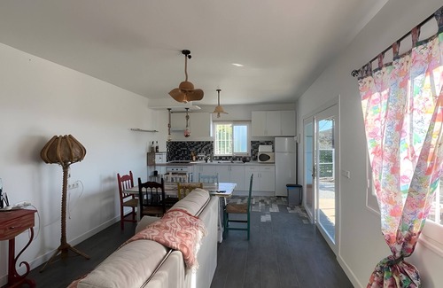 Velez-Malaga House | Country House 'Monkey Love' with Sea View, Wi-Fi and Air Conditioning