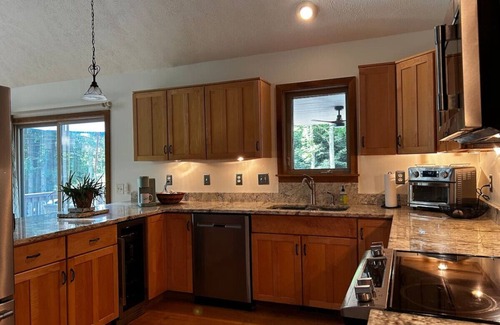 Alpine Lake Apartment | Country Roads: Relax by the Fire Pit & Enjoy Lake Views at Alpine Lake