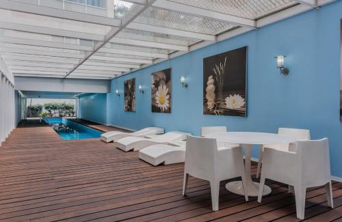 Hipodromo Condesa Apartment | COZY 2BR 2-floor Wi-Fi 500Mbps Air-Conditioning Pool Gym CONDESA