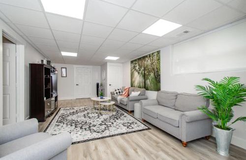 Buford Apartment | Cozy Adventure Basement - Sleeps 5