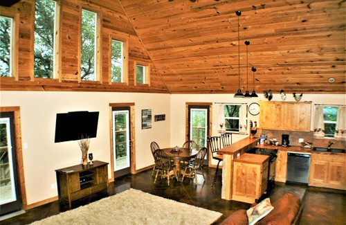 Jonestown House | Cozy Cabin with Fireplace & Views of Lake Travis