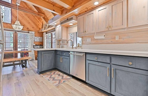 Arnold Cabin | Cozy Chic Chalet - Enchanting Family Retreat w/Hot Tub & Surprises! Dog Friendly