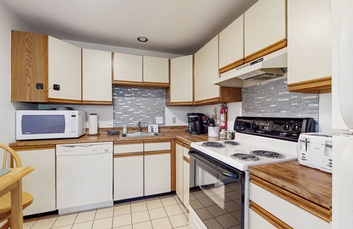 Wilmington Condo | Cozy condo w/golf course views, pet-friendly, balcony, bbq, fireplace, mudroom