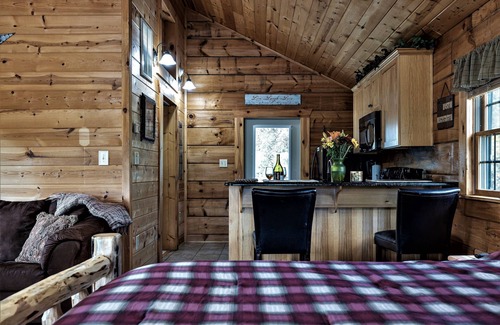 Stanley Cabin | Cozy Couples Mountain Log Cabin #5 Hot Tub Stone Fireplace LURAY Shenandoah Park