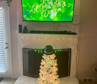 Peachtree Corners Apartment | Cozy Family Retreat with Arcade, Grill, Waffle Bar & Firepit