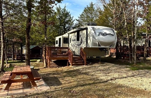 Ringold RV Rental | Cozy getaway close to Hochatown/Casinos/Beavers Bend/Lakes