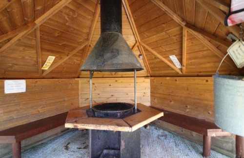 Bryngwran House | Cozy Hot Tent with Log Burner & Hot Tub Left Tent