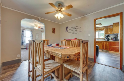 Dyersville House | Cozy Iowa Getaway w/Patio & Fenced-In Yard!