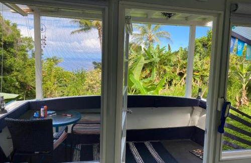 Honaunau-Napoopoo House | Cozy jungle boat hideaway with stunning ocean view