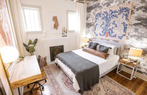 Downtown House | Cozy Lafayette House Fireplace Parking and Comfort