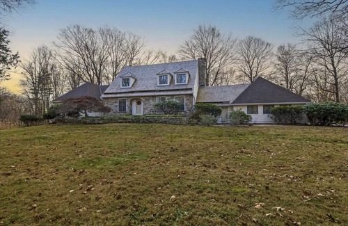 Redding Ridge House | Cozy Lakeside Home with 3 Fireplaces & Garage.