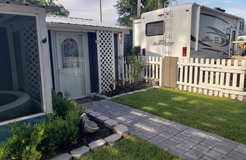 Lake Park House | Cozy Lakeside RV awaits