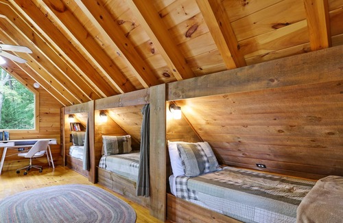 Morganton Cabin | COZY LANE CABIN /Sleeps 9 /Mountain View/Hot Tub/ Game Room / Fire place/