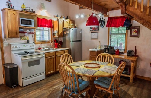 Gatlinburg - Pigeon Forge Cabin | Cozy Pet Friendly Cabin! Pool Access, & Hot Tub!