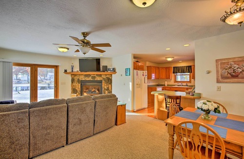 Houghton Lake House | Cozy Riverfront Home w/Fire Pit in Houghton Lake!