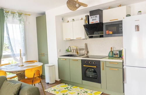 Cluses Apartment | Cozy, Spacious condo with balcony and beautiful serene mountain views.